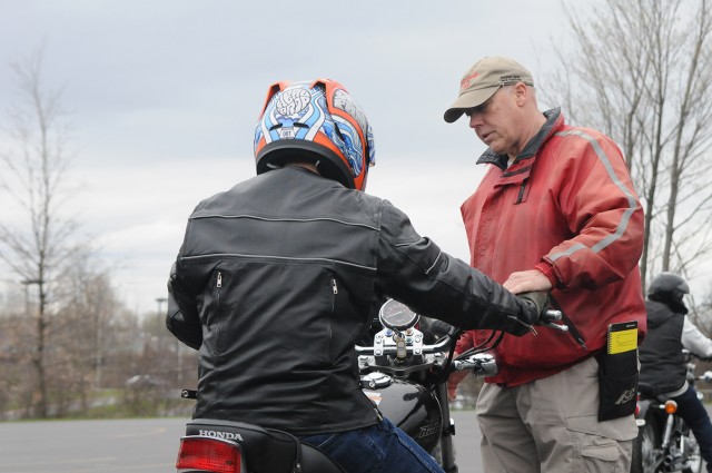 Motorcycle safety instructors prepare Fort Drum riders for the road