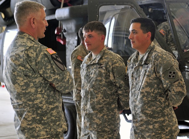 Sgt. Maj. of the Army Raymond F. Chandler visits 4th CAB
