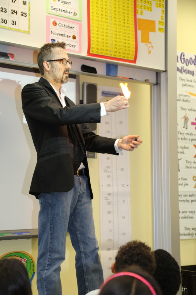DoDEA students learn the science behind the magic