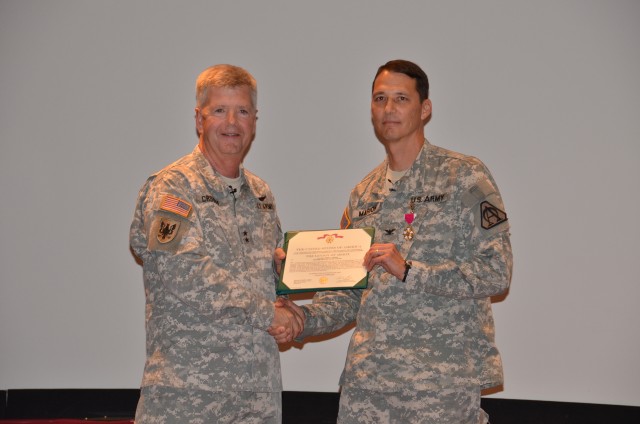 Col. Bob Marion receives the Legion of Merit