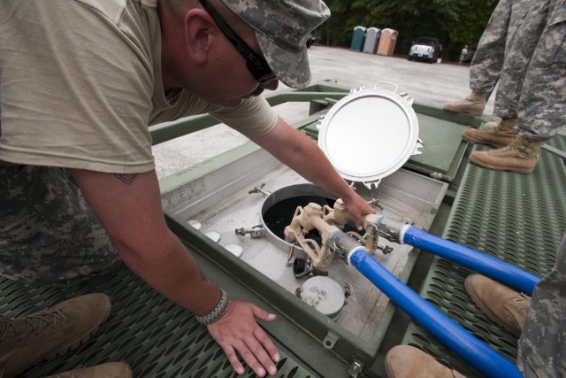 Ardent Sentry, 741st Quartermaster water purification in Barnwell SC