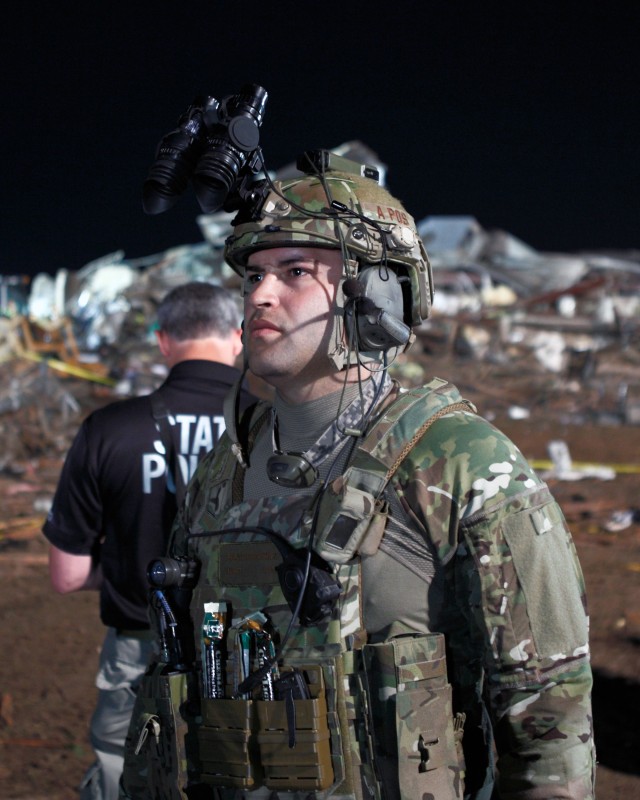 Oklahoma National Guard responds to Moore devastation for search and security assistance