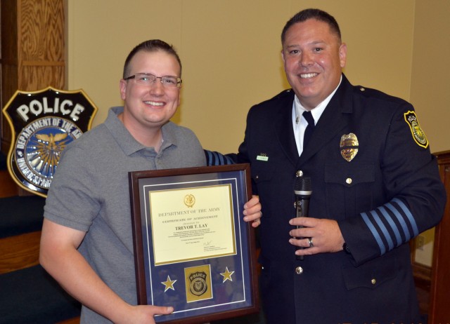 SGT Trevor Lay wins Security Officer of the Year