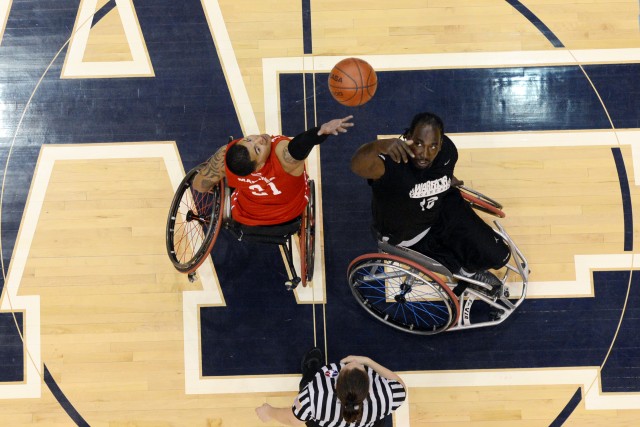 Warrior Games golden three-peat for Army wheelchair basketball