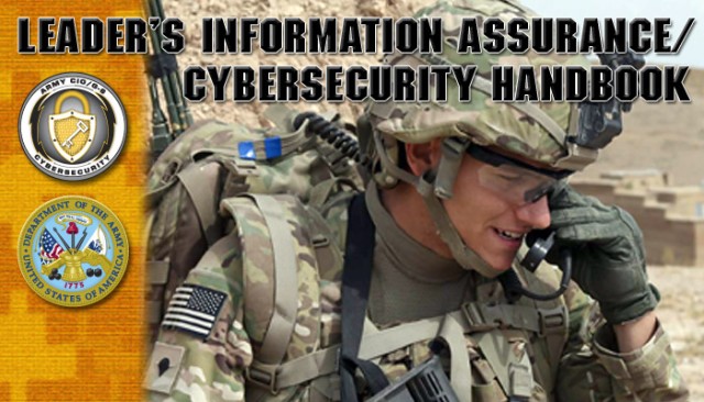 New handbook for Army leaders on cybersecurity