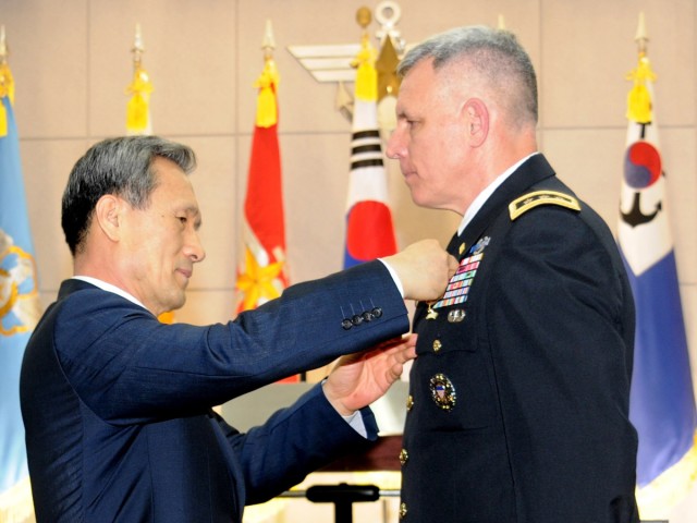 Johnson receives Korean National Security Medal