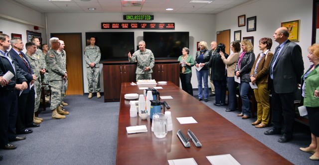 USAREUR honors Command Sgt. Maj. Cooke with conference room