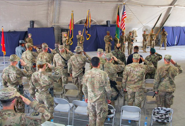 'Currahees' uncase colors in Afghanistan