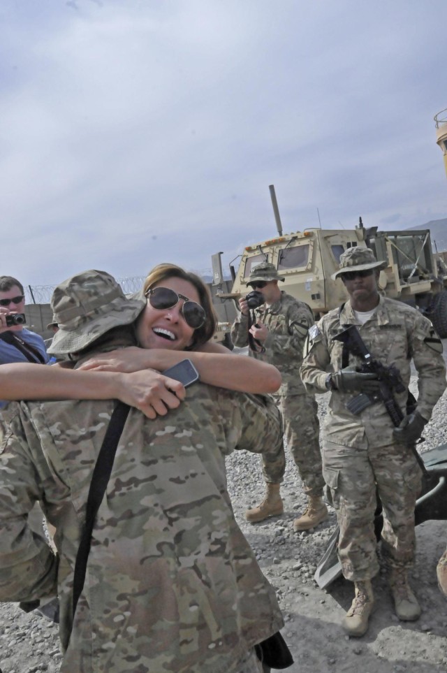 'Hollywood Ambassadors' visit FOB Gamberi