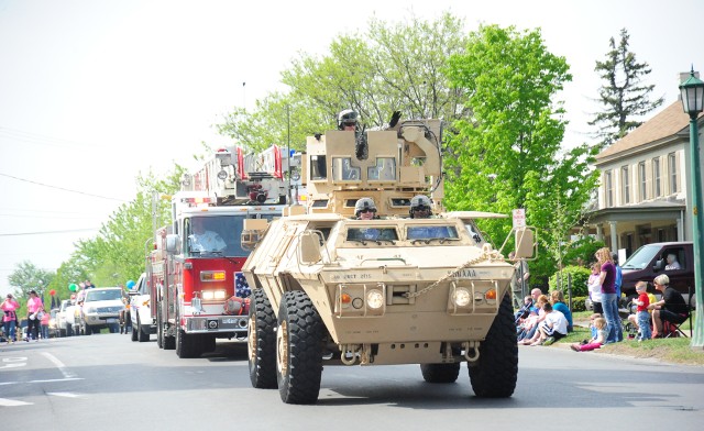 Armed Forces Day Parade near Fort Drum