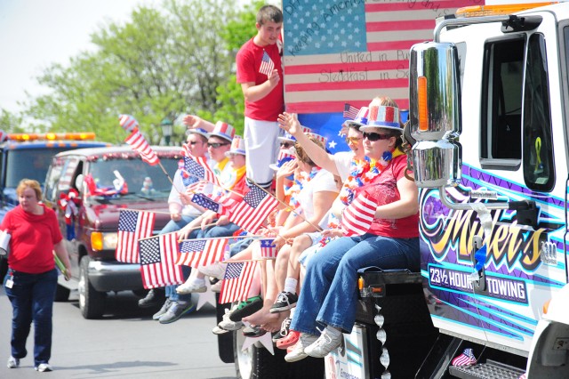 Armed Forces Day Parade near Fort Drum