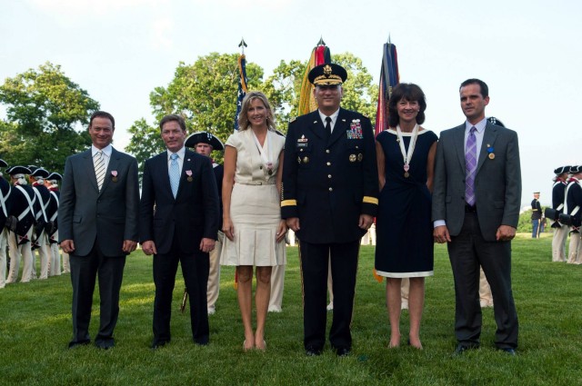 CSA awards outstanding civilian service medals at Twilight Tattoo