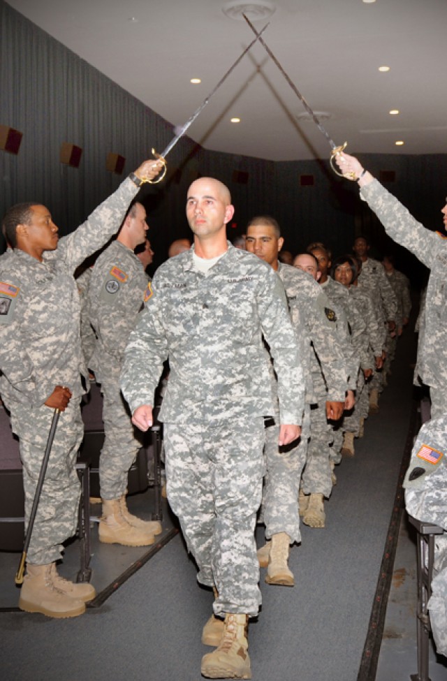 164th TAOG inducts 19 Soldiers into NCO corps