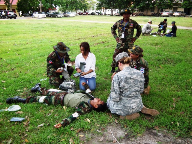 Medical First Responders Course during Angkor Sentinel