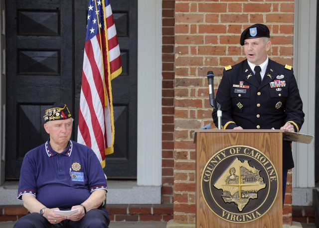 USAG Fort A.P. Hill commander featured speaker at local Memorial Day observance