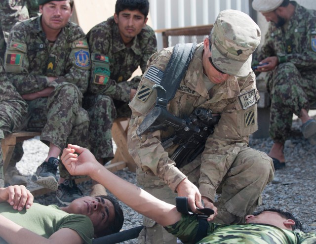 Lifesaving skills enable ANA to treat casualties