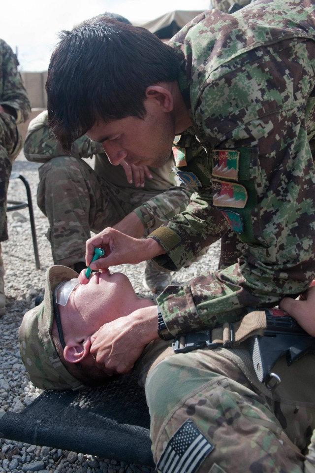 Lifesaving skills enable ANA to treat casualties