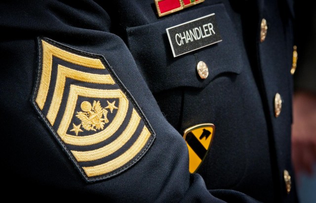 Sergeant major of the Army Raymond Chandler
