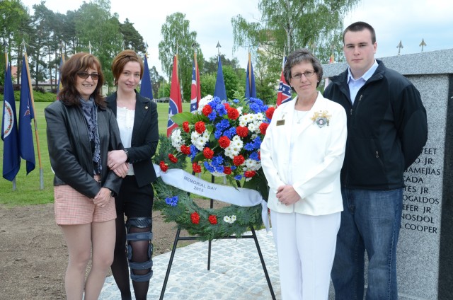 Paying their respects