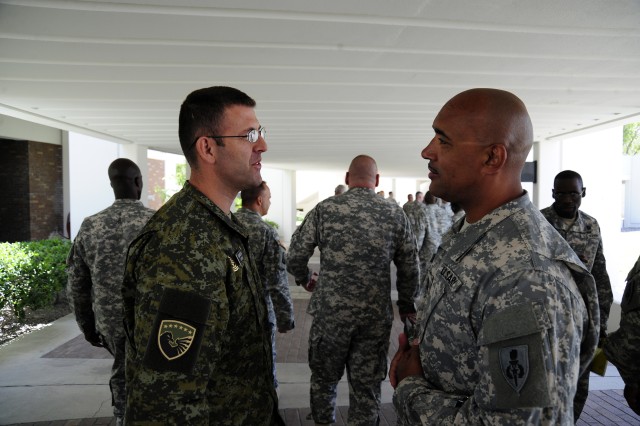 Kosovo Security Force Sergeant Major attends USASMA