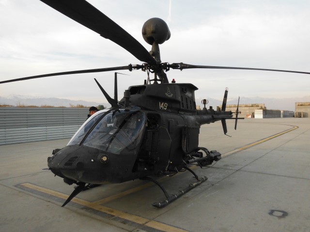 Engineers quickly return Kiowa to flight in Afghanistan