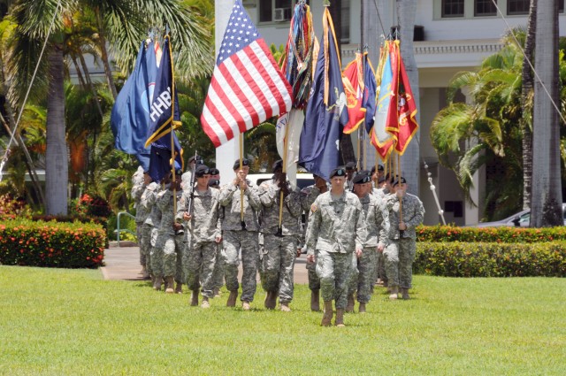 USARPAC Flying V Ceremony for Commanding General