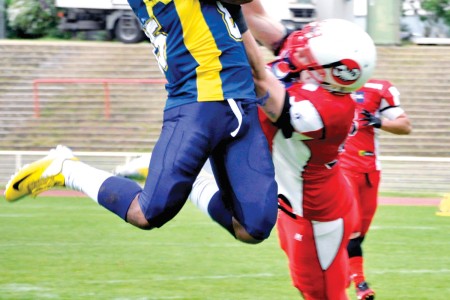 Wiesbaden Soldiers Civilians Play On German Semi Pro Football
