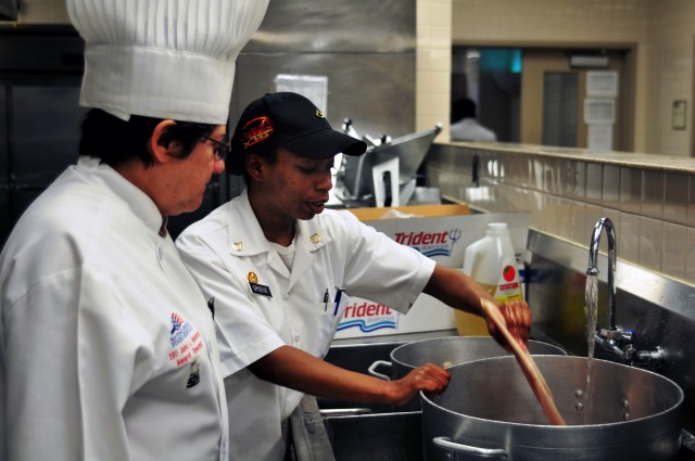Preparing food