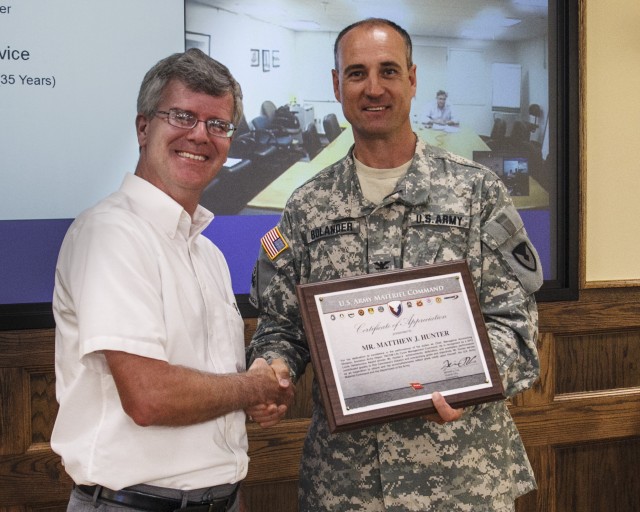 Hunter among AMC Personnel of the Year