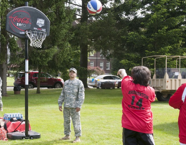 Special Olympians touch Soldiers hearts