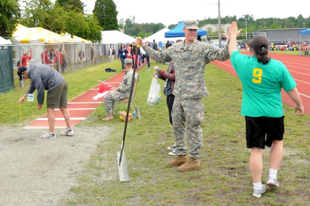Special Olympians touch Soldiers hearts