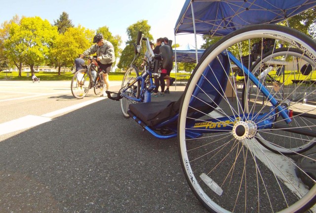 Clinic fits warriors with bicycles