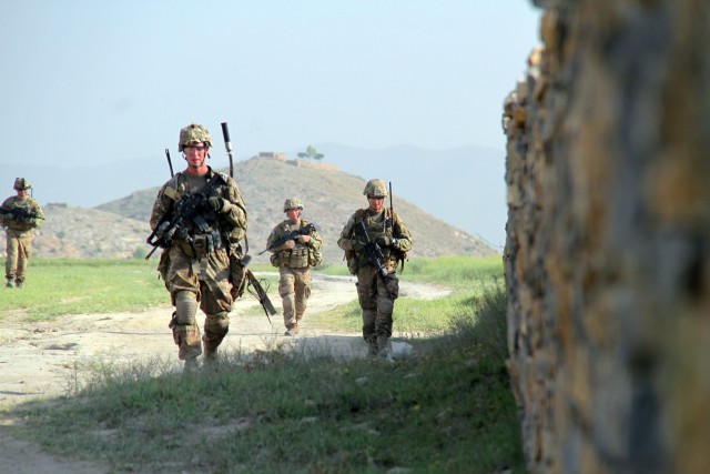 Easy Company supports ANSF mission