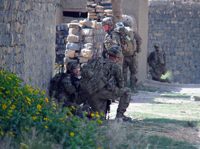 Easy Company supports ANSF mission