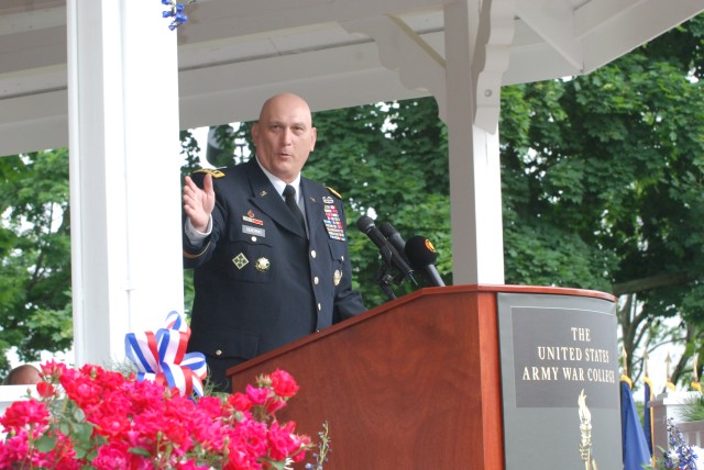 Odierno spotlights leader development strategy at Army War College graduation (1 of 6)