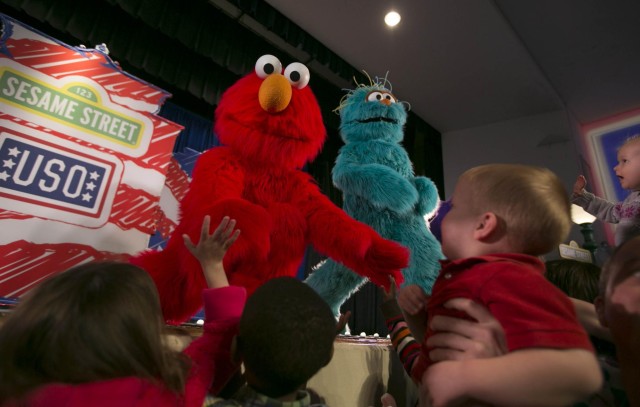 Sesame Street characters bring fun to military Families