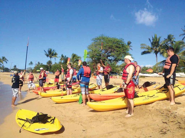 Ocean kayaking