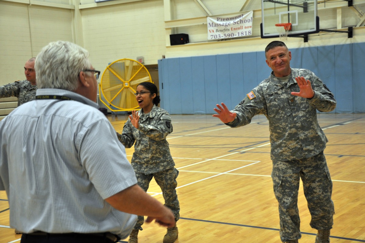 personnel practice self defense during SHARP course Article The United States Army