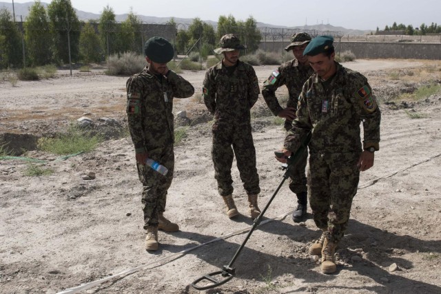 ANA soldiers complete train the trainer course at FOB Gamberi