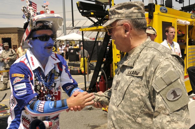Delaware National Guard partakes in race weekend ceremonies