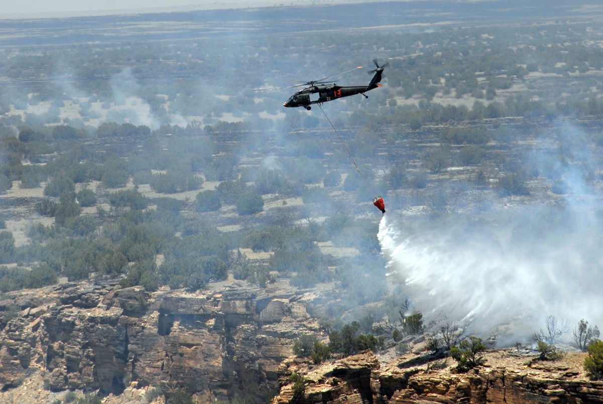 Colorado Guard Aircrews Assisting In Black Forest Fire Relief Efforts 