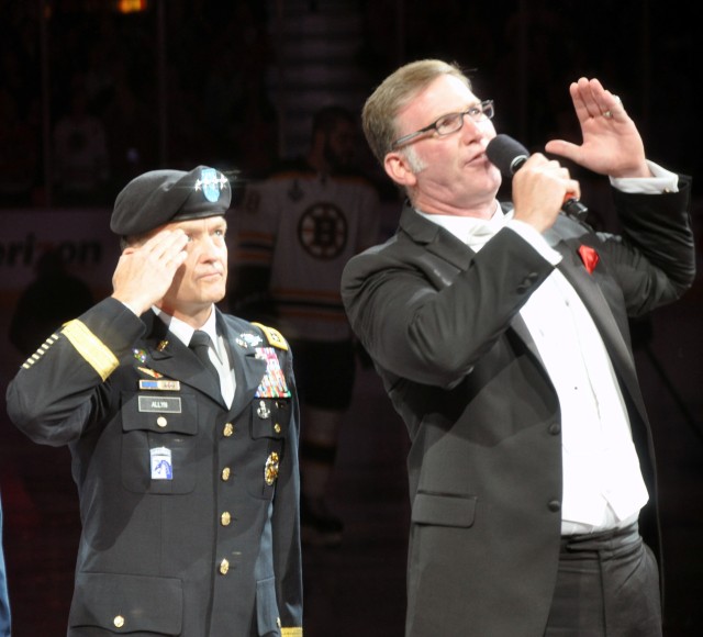 Gen. Daniel B. Allyn Participates In Stanley Cup Playoff Game 