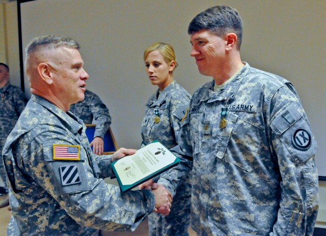 Spartan Brigade Unit Ministry Team recognized for their support during deployment