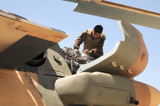 Afghan squadron partners with 10th CAB advisers