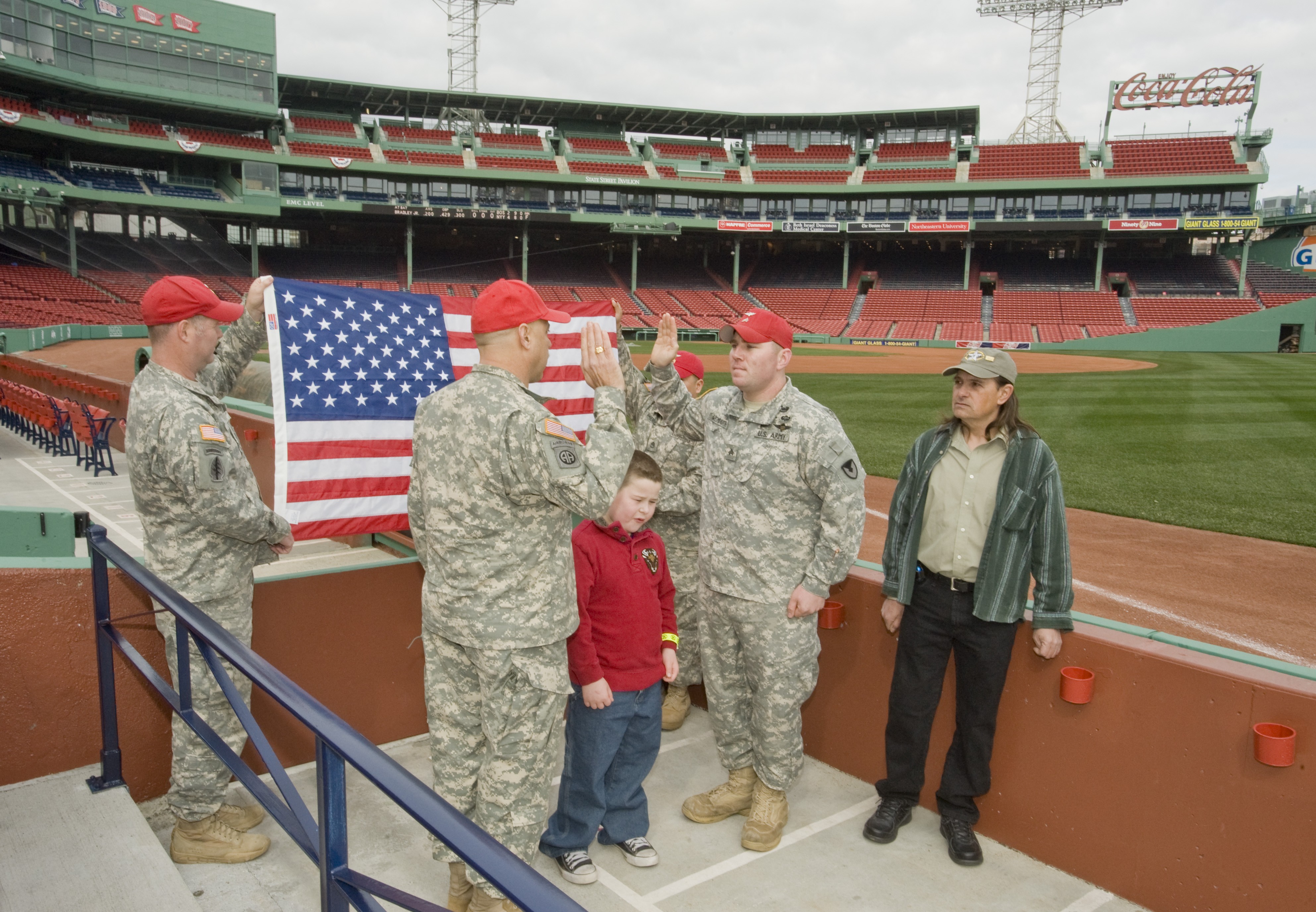 Red Sox fans fill Fenway Park for Opening Day