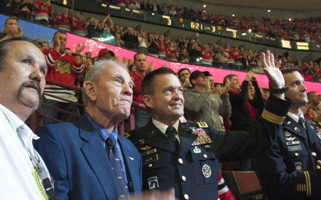 National Hockey League honors veterans, Army Birthday during Stanley Cup Finals