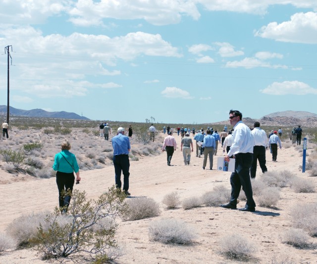 Energy industry representatives visit Fort Irwin