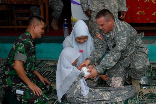First-aid demonstration