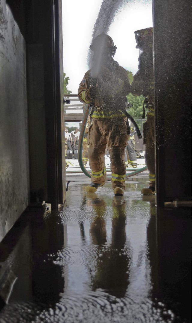 Firefighters get hot on Hanscom
