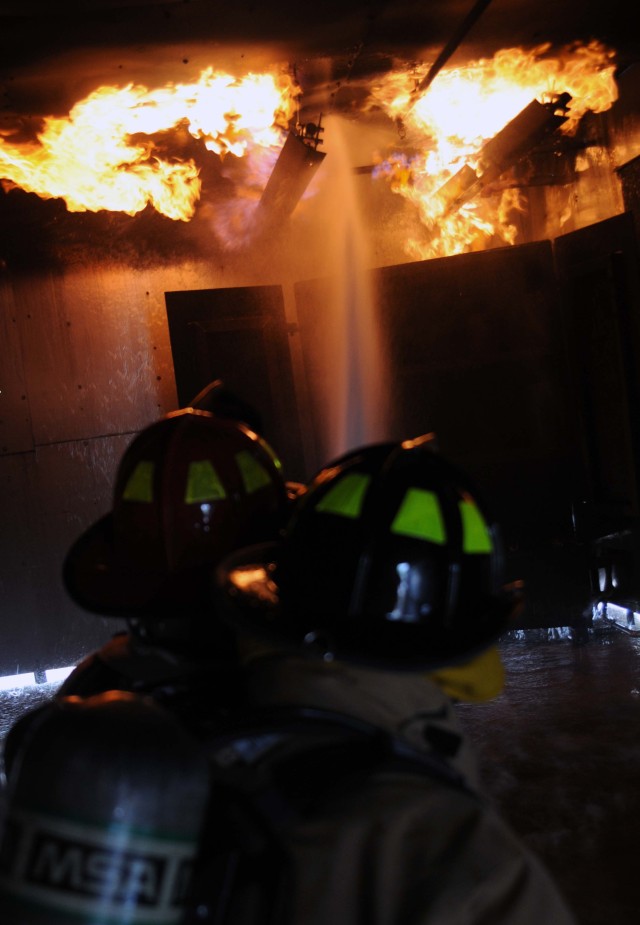 Firefighters get hot on Hanscom